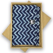 ECHARPE INDIGO RIBBON