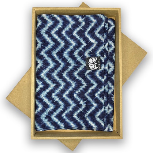 ECHARPE INDIGO RIBBON