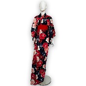 KIMONO JAPONAIS YUKATA CAMELIA