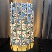 ABAT -JOUR POUR LAMPE JAPONAISE EN PAPIER WASHI SENSU